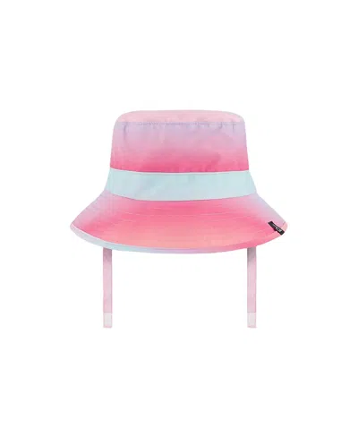 Deux Par Deux Girls' Printed Beach Sun Hat - Baby In Pink