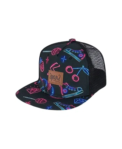 DEUX PAR DEUX DEUX PAR DEUX GIRLS' PRINTED CAP - LITTLE KID, BIG KID