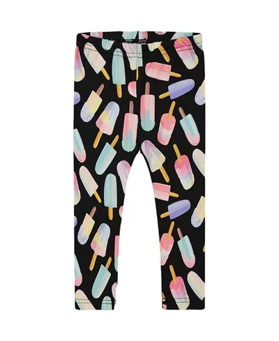 DEUX PAR DEUX DEUX PAR DEUX GIRLS' PRINTED CAPRI LEGGINGS ICE LOLLIPOPS - LITTLE KID