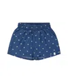Deux Par Deux Girls' Printed Chambray Short - Big Kid