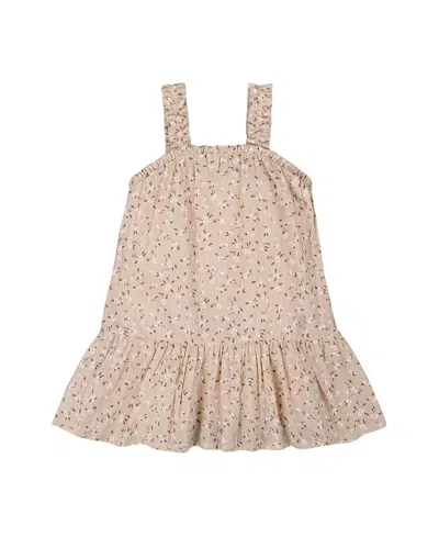 DEUX PAR DEUX DEUX PAR DEUX GIRLS' PRINTED EYELET DRESS - BIG KID