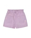 Deux Par Deux Girls' Printed Gingham Short - Little Kid