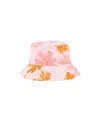 Deux Par Deux Girls' Printed Muslin Bucket Hat - Baby, Little Kid In Multi