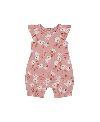 DEUX PAR DEUX DEUX PAR DEUX GIRLS' PRINTED MUSLIN ROMPER - BABY