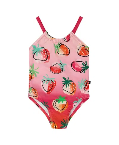Deux Par Deux Girls' Printed One-piece Swimsuit - Little Kid