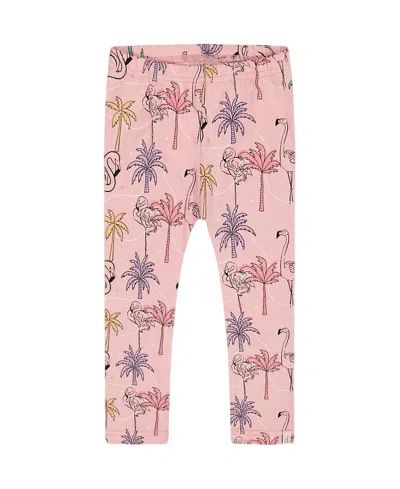 DEUX PAR DEUX DEUX PAR DEUX GIRLS' PRINTED ORGANIC COTTON CAPRI LEGGING - BIG KID
