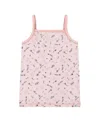 Deux Par Deux Girls' Printed Organic Cotton Flowers Tank Top - Little Kid, Big Kid
