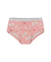 Deux Par Deux Girls' Printed Organic Cotton Short Panty - Little Kid, Big Kid