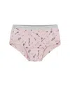 Deux Par Deux Girls' Printed Organic Cotton Short Panty - Little Kid, Big Kid