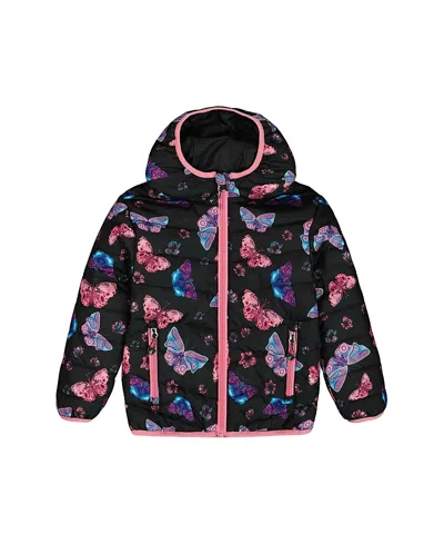 DEUX PAR DEUX DEUX PAR DEUX GIRLS' PRINTED QUILTED MID-SEASON JACKET - LITTLE KID