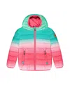 Deux Par Deux Girls' Quilted Mid-season Jacket - Big Kid