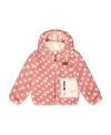 Deux Par Deux Girls' Reversible Mid-season Sherpa Jacket - Baby In Pink