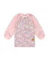 Deux Par Deux Girls' School Apron - Little Kid In Pink