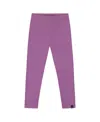 Deux Par Deux Super Soft Ribbed Leggings In Purple