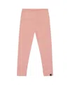 Deux Par Deux Ribbed Leggings In Pink