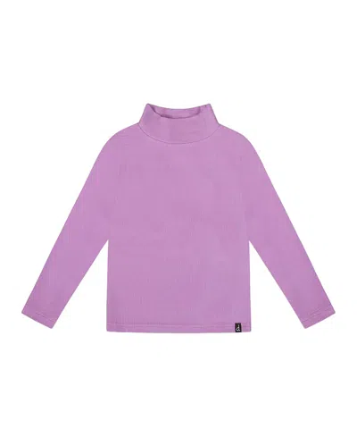 DEUX PAR DEUX DEUX PAR DEUX GIRLS' SUPER SOFT RIBBED MOCK NECK TOP - BIG KID