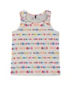 Deux Par Deux Girls' Tank Top With Knots - Big Kid