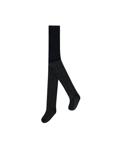 DEUX PAR DEUX DEUX PAR DEUX UNISEX TONAL JACQUARD TIGHTS OFF WHITE