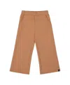 Deux Par Deux Waffle Flare Leg Pants In Brown