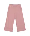 Deux Par Deux Waffle Flare Leg Pants In Pink