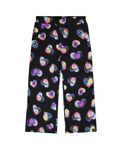 DEUX PAR DEUX DEUX PAR DEUX GIRLS' WIDE LEG FLEECE PANTS - BIG KID