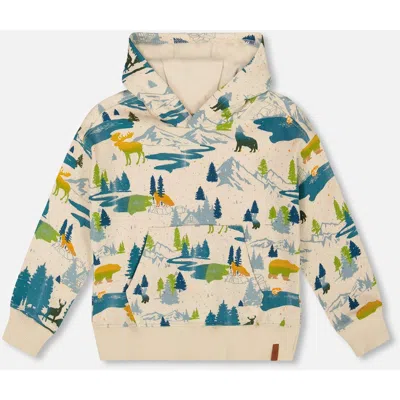 DEUX PAR DEUX DEUX PAR DEUX HOODED FLEECE SWEATSHIRT