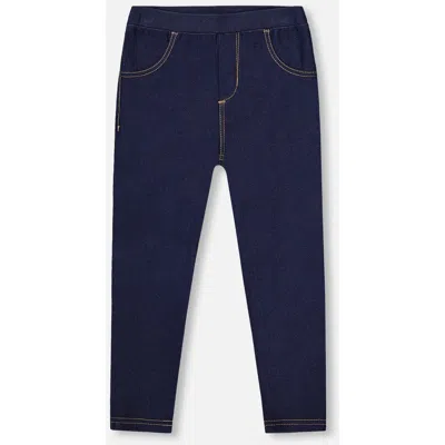 Deux Par Deux Babies'  Jeggings In Blue