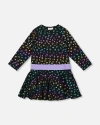 Deux Par Deux Jersey Dress In Black