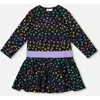 Deux Par Deux Jersey Dress In Black