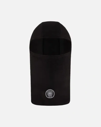 Deux Par Deux Kids Gender Inclusive Brushed Jersey Balaclava In Black