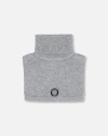 Deux Par Deux Kids Gender Inclusive Turtleneck Neckwarmer In Gray