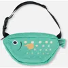 Deux Par Deux Kids Unisex Fish Fanny Pack Green In Green