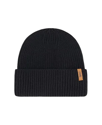Deux Par Deux Kids Unisex Mid-season Knit Hat - Little Kid, Big Kid In Black