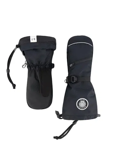 Deux Par Deux Kids Unisex Winter Mittens Teknik - Toddler Child - Little Kid, Big Kid In Black