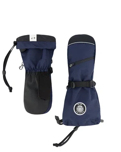 Deux Par Deux Kids Unisex Winter Mittens Teknik - Toddler Child - Little Kid, Big Kid In Black