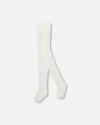 Deux Par Deux Babies'  Knit Tights In Neutral