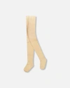 Deux Par Deux Kids'  Knit Tights In Orange