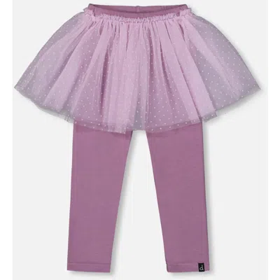 DEUX PAR DEUX DEUX PAR DEUX LEGGINGS WITH TULLE SKIRT