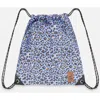 Deux Par Deux Leopard Practical Lightweight Spacious Drawstring Bag In Multi