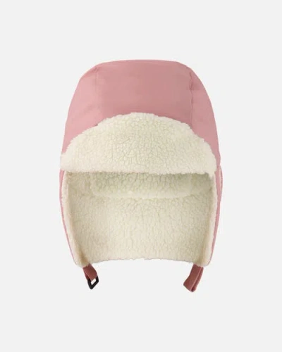 Deux Par Deux Babies'  Lined Chapka In Pink