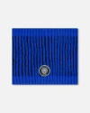 Deux Par Deux Kids'  Lined Knit Neckwarmer In Blue