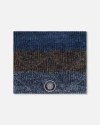 Deux Par Deux Lined Knit Neckwarmer In Multi