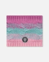 Deux Par Deux Kids'  Lined Knit Neckwarmer In Multi