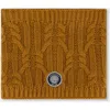 Deux Par Deux Lined Winter Neckwarmer In Brown