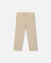 Deux Par Deux Little Boy's Slant Pocket Pants Light Taupe In Light Taupe
