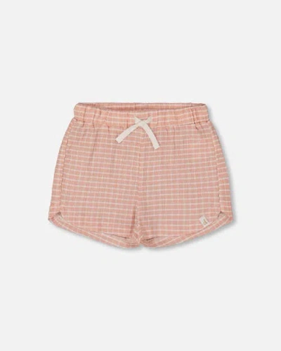 Deux Par Deux Kids'  Little Girl's Crinkle Short Light Old Pink