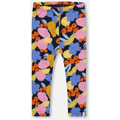 Deux Par Deux Babies'  Little Girl's Printed Capri Leggings Multicolored
