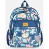 Deux Par Deux Little Kids Backpack Cat In Green