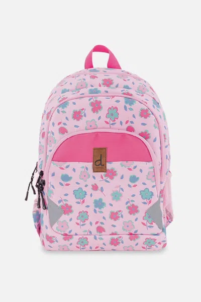 Deux Par Deux Little Kids Backpack Pink Printed Flowers