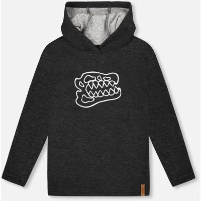 DEUX PAR DEUX DEUX PAR DEUX LONG SLEEVE SUPER SOFT BRUSHED JERSEY HOODED SWEATSHIRT